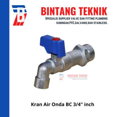 Kran Air / Kran Taman Onda BC 3/4" inch Besi Babet