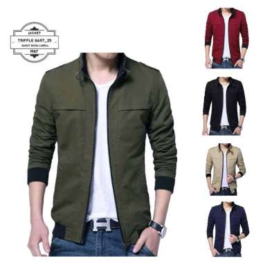 Jual jaket cassual cotton drill jaket pria trend jaket pria