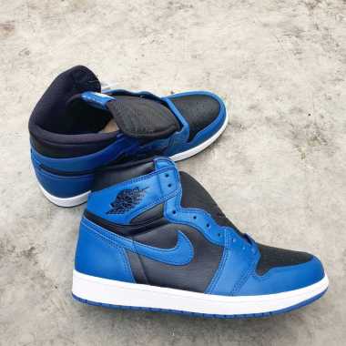 blue jordan high tops