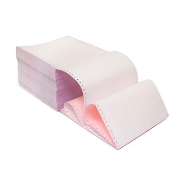 Paperline #PPL CF K2 Continuous Form [9.5 inch x 11 Inch/ 2 Ply] White Pink