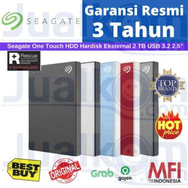 Seagate One Touch HDD Hardisk Eksternal 2TB BLUE