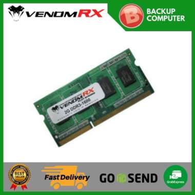 VENOMRX SODIMM DDR3-1600 LOW VOLTAGE 2GB / 4GB / 8GB 2GB