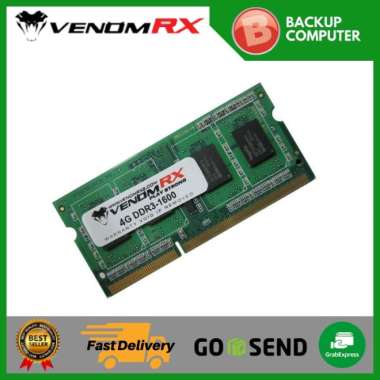 VENOMRX SODIMM DDR3-1600 LOW VOLTAGE 2GB / 4GB / 8GB 4GB