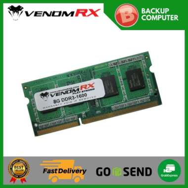 VENOMRX SODIMM DDR3-1600 LOW VOLTAGE 2GB / 4GB / 8GB 8GB