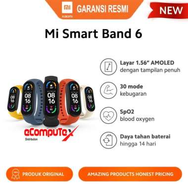 SMART BAND MI BAND 6 XIAOMI (RESMI TAM) WATCH BAND