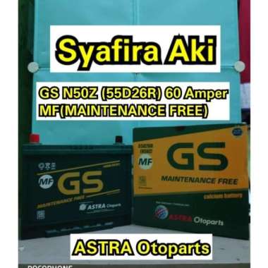 Aki Mobil Colt Diesel GS ASTRA MF N50Z AKI KERING 12V / 60Ah