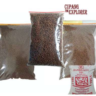 Pakan Pelet Ikan HI-PRO-VITE 781, 781-1, 781-2 (500 gram) 781-1
