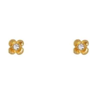 1901 Jewelry Anting Flo Swarovski Lapis Emas