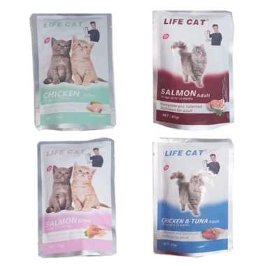 Makanan Basah Kucing Life Cat 85g salmon