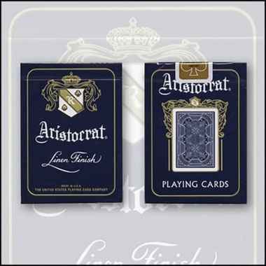 Sale Kartu Remi: Aristocrat Linen Finish Gold Seal murah - Biru