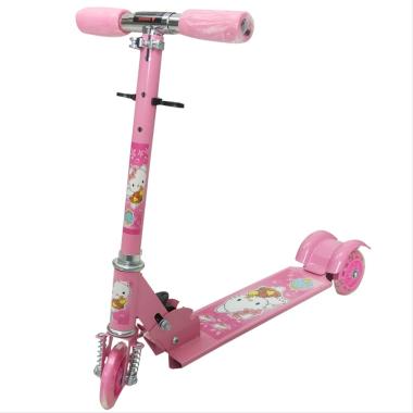 Skuter Anak Karakter Warna Pink - Random Karakter
