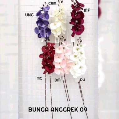 BUNGA ANGGREK 09 plastik import isi 1 Tangkai