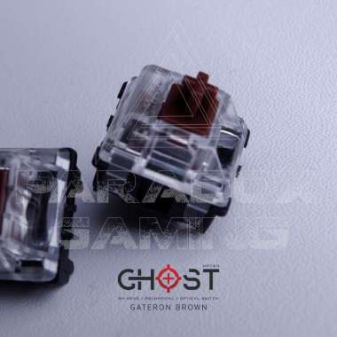 PARADOX GAMING KEYBOARD GHOST87 WHITE ABS KEYCAPS HOTSWAP - WHITE CASE Brown SW