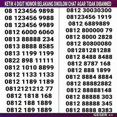 Nomor Cantik simpati Hoki Aa