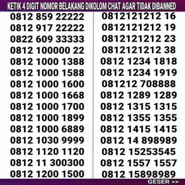 Nomor cantik simpati ekor 9999