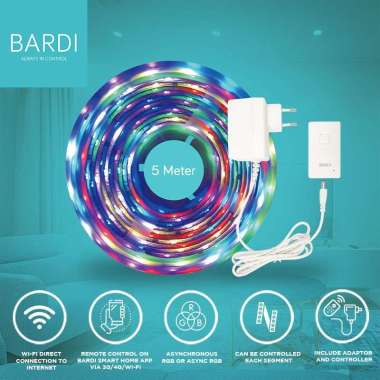 BARDI LED Flowing Strip 5M with Adaptor