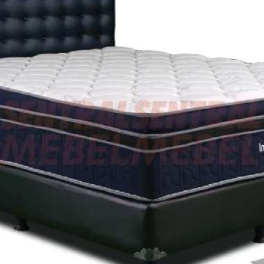 spring bed central imperium pocket spring - bed set headboard bianca 200 x 200