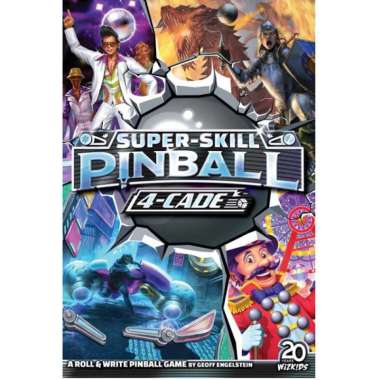 Super-Skill Pinball: 4 Cade Board Game