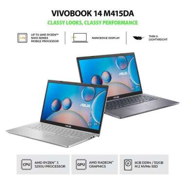 ASUS M415DAO-VIPS353 / VIPS354 [R3 3250 / 8GB / 512GB SSD + HOUSING / 14" V-IPS FHD / WIN 11 + OHS] 