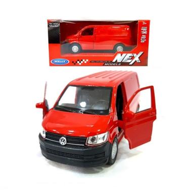 Welly 43762CW Volkswagen Transporter T6 Van Diecast - Red