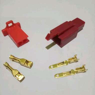 SOKET 2 PIN SKUN KECIL / SOCKET KABEL 2 PIN SKUN KECIL /KONEKTOR KABEL