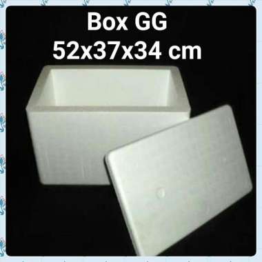 Kotak Gabus/Styrofoam Box, GG, Polos(52x37x34 cm)..