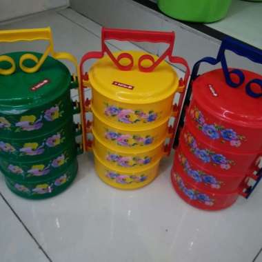 Rantang Plastik Lion Star Susun 4.