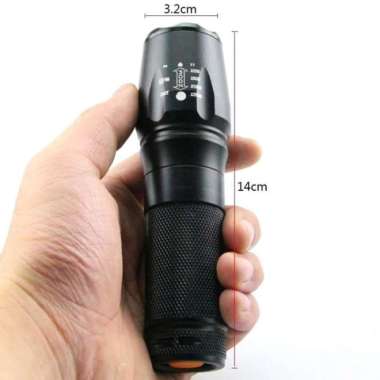 SENTER LED CREE XM-L T6 26650 5000 LUMENS CHPPR