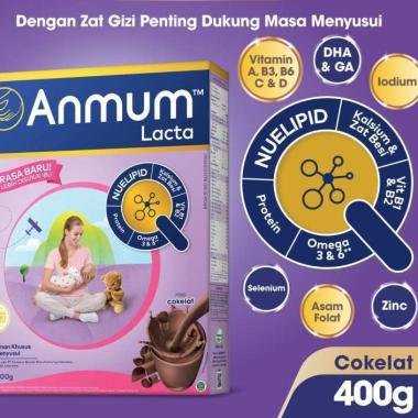 Promo Harga Anmum Lacta Cokelat 400 gr - Blibli