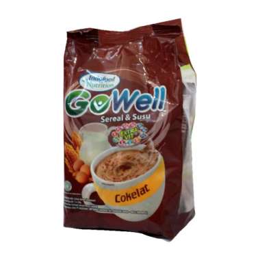 Promo Harga Go Well Sereal Cokelat per 5 sachet 29 gr - Blibli