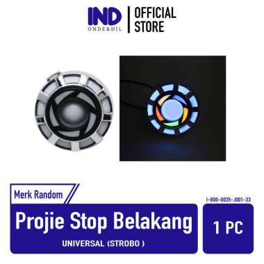 Lampu Stoplamp-Stop Lamp Belakang Projie-Ironman-Pelangi-Rainbow-Bulat-Sisik Strobo Untuk Semua Jeni