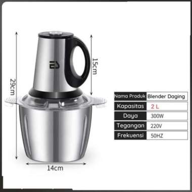 ES Meat Mincer Blender Daging Stainless Steel Blender Daging Portable