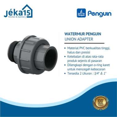 Watermur//Watermur Penguin Drat Luar Dan Drat Dalam//UNION ADAPTER 1/2" X 1/2"