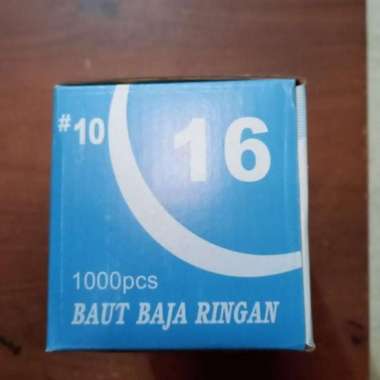 Baut Roofing Baja Ringan 10 X 16 Zolo Isi 1000 Pcs