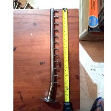 Gantungan Dinding Hanger Suling 12 Titik Cantolan Baju Laundry Butik