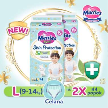 Promo Harga Merries Pants Skin Protection L44 44 pcs - Blibli