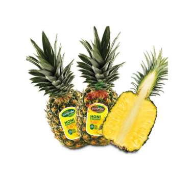 Buah Nanas Honi Sunpride Medium Crown 1 Pcs
