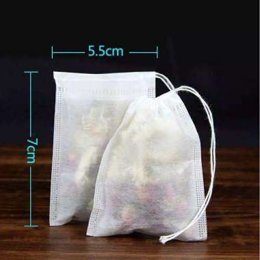 Kertas Saring Kopi Kantong Teh / Tea Bag disposable kosong celup bubuk