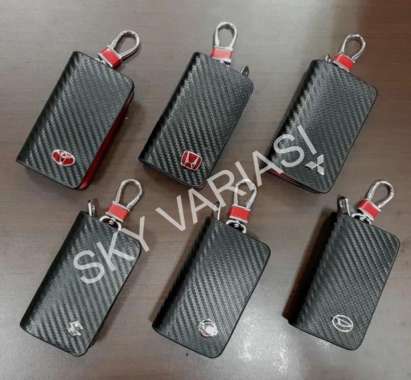 Dompet Stnk Mobil Carbon Universal Toyota Black