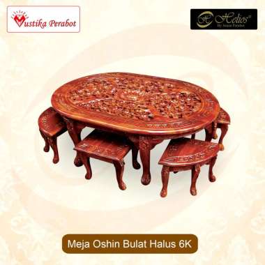 Meja Oshin Oval Halus Helios