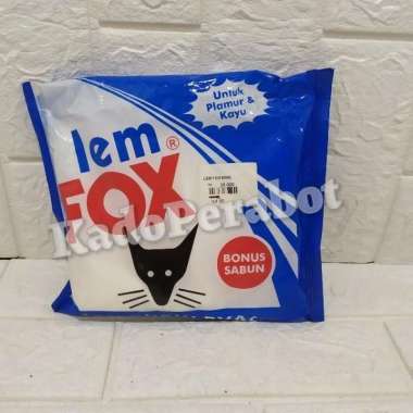 Lem fox 600 gram - lem fox refil - lem fox bungkus - lem kertas awet
