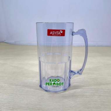 gelas bir higlow 1000ml - gelas bir mika - gelas bening jumbo besar