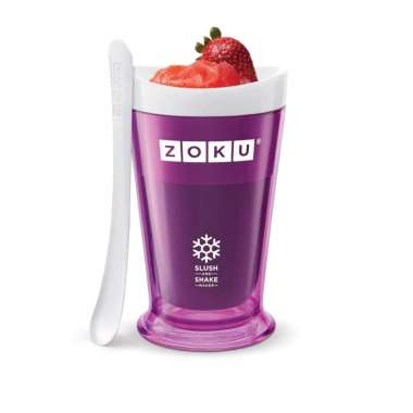 [BEST SELLER] Zoku Purple Slush/Shake Maker - Alat Pembuat Es Krim Instant, Alat Pembuat Es Serut In