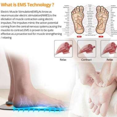 alat pijat kaki akupuntur ems ems foot massager pad mat terapi kaki