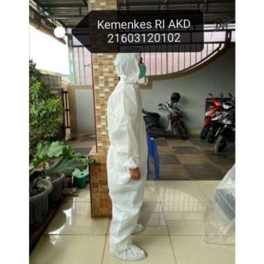 Baju APD hazmat lengkap sepatu kemenkes RI AKD 21603120102