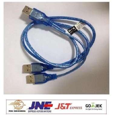 Kabel USB To USB Male-Male Cabang