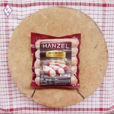 Cheese Bratwurst Hanzel 360gr Sosis Sapi Keju Mozarella Premium
