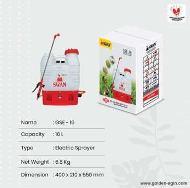 SWAN Sprayer Electric Semprotan Hama Elektrik 16 Liter GSE-16