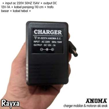 Charger Mobilan Dan Motoran Aki Anak Anoma 12 Volt Cas An Aki Mobilan