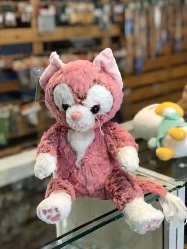 MAINAN BONEKA KUCING GELATONI CAT PINK DUFFY FRIENDS IMPOR